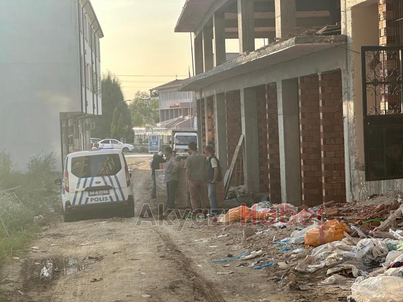 İnşaatta çalışırken yere düştü