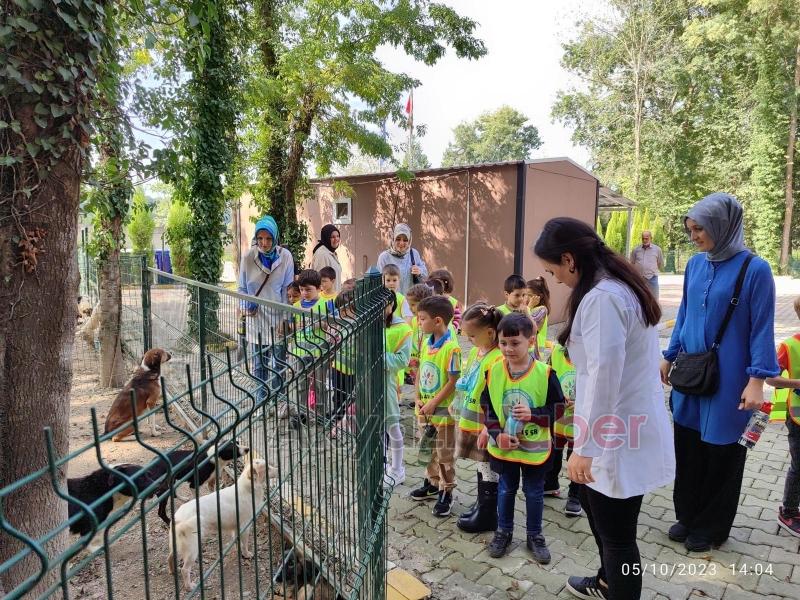 İnönü Anaokulu öğrencileri hayvan dostlarını unutmadı