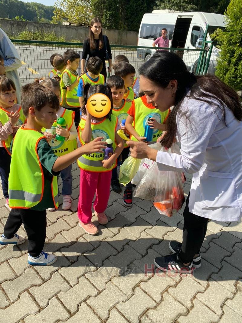 İnönü Anaokulu öğrencileri hayvan dostlarını unutmadı