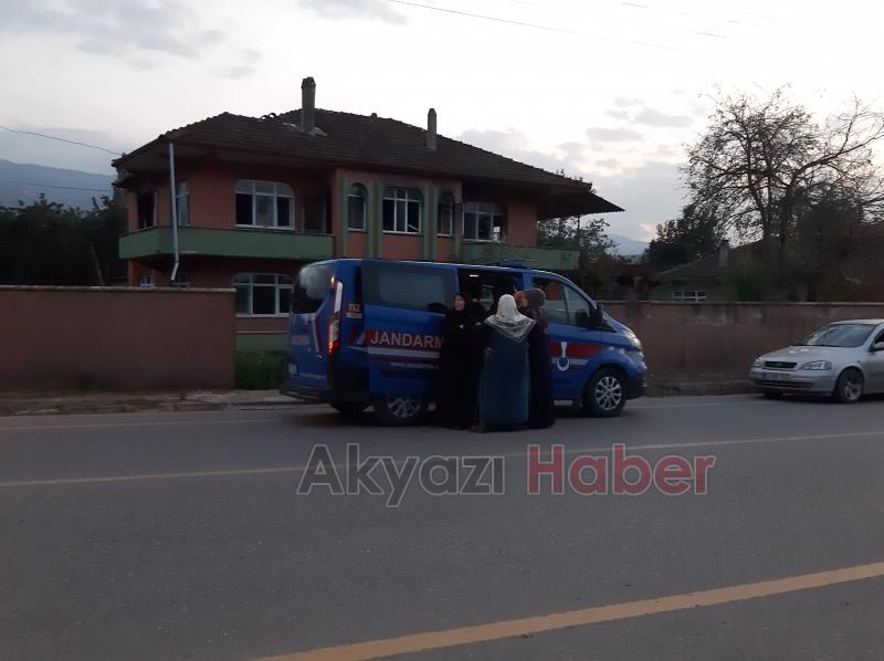 Ev yandı, kundaklama iddiası