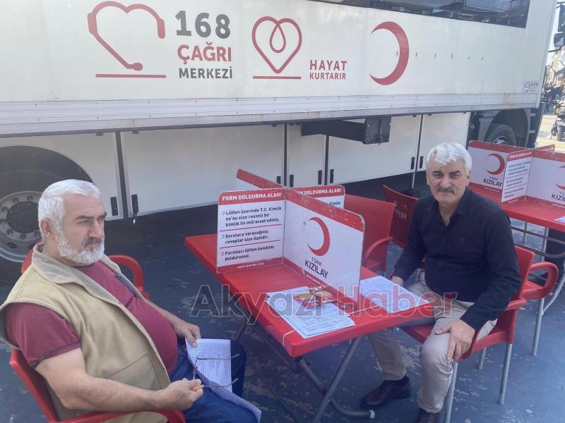 Kan bağışçılarına beratları verildi