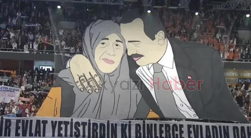 Büyük kongrede duygusal anlar! Cumhurbaşkanı Erdoğan ve annesinin koreografi gösterisi yapıldı