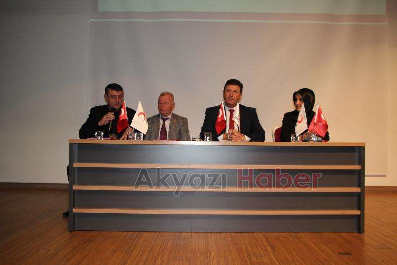 Türk Kızılay Akyazı Şubesi 1. Olağan Kongresi yapıldı