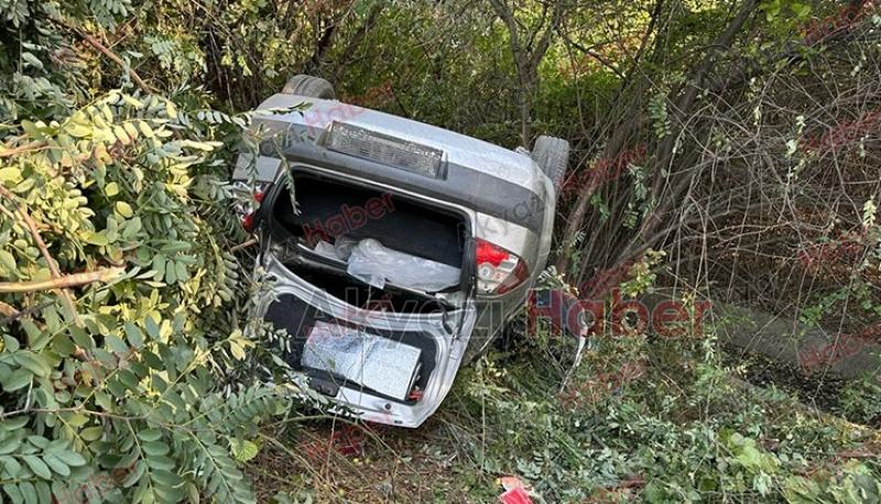 Otoyolda feci kaza: 3 yaralı