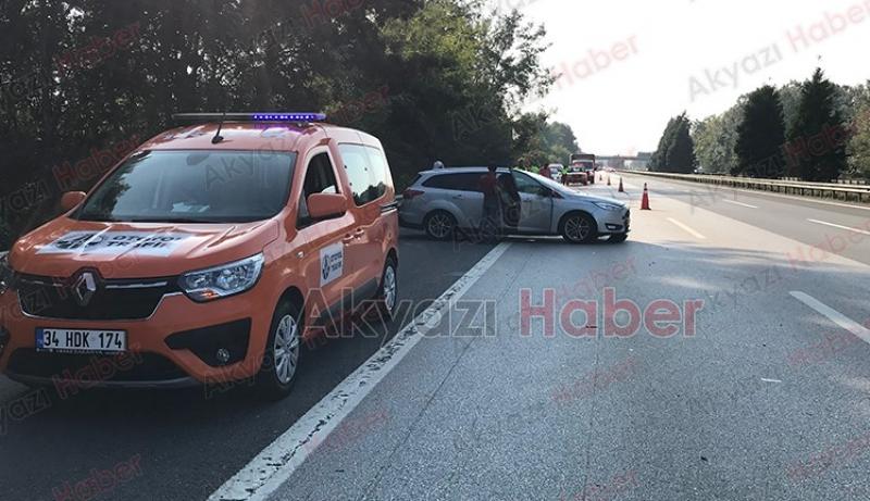 Otoyolda feci kaza: 3 yaralı