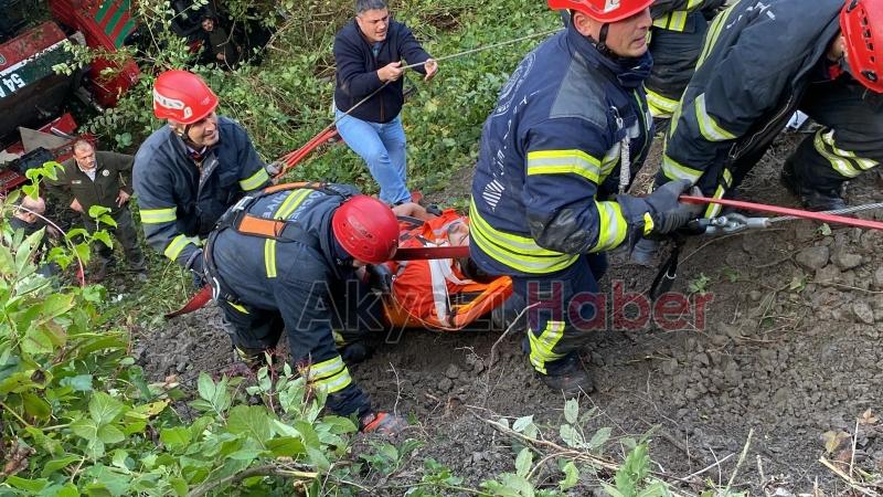 Arazöz uçuruma uçtu: 1 ölü, 3 yaralı