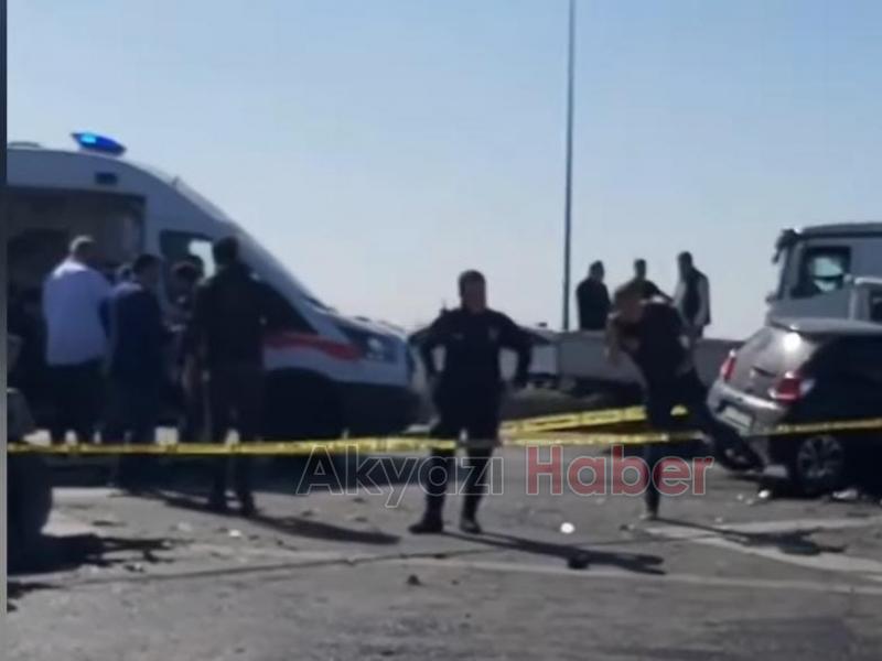 Akyazılı aile kaza yaptı