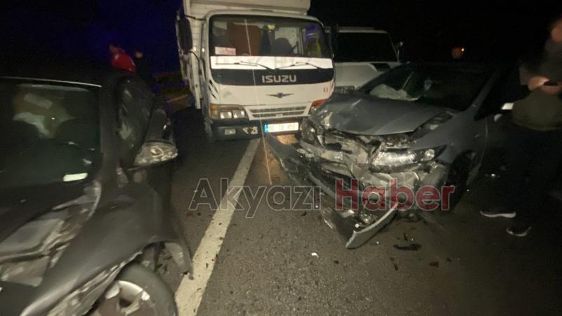 Yola dökülen mazot faciaya yol açtı: 26 araç birbirine girdi