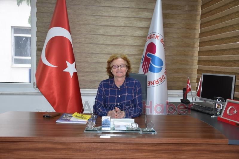 İlçenin tek kadın muhtarı