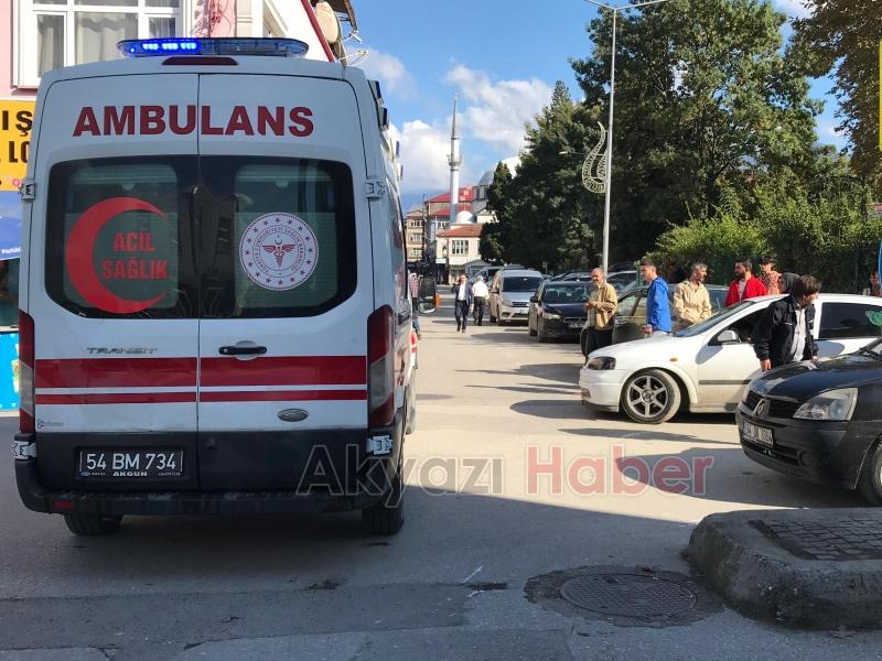 Otomobil çarptığı yaya yaralandı