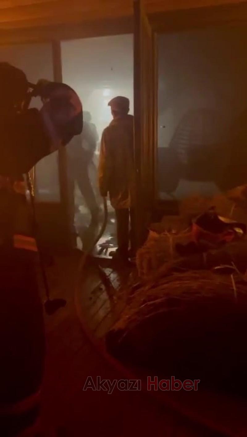 Şömine Bungalovu yaktı