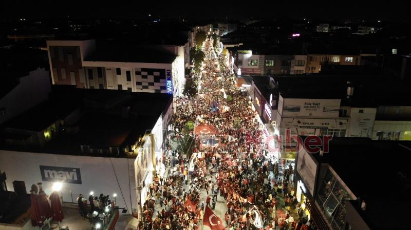 Sakarya'da muhteşem Fener Alayı