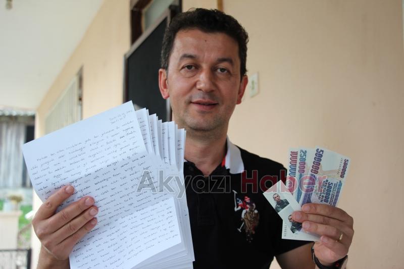 21 Yıl sonra kendisine yazdığı mektubu teslim aldı
