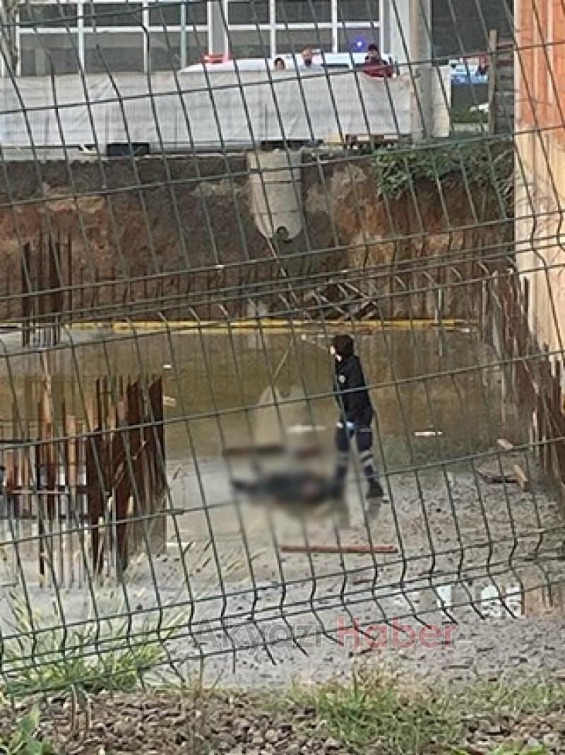 İnşaat temelinde ceset bulundu