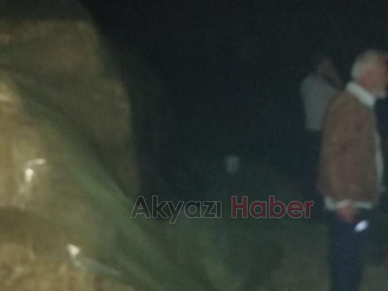 Anız ateşi samanlığı kül ediyordu