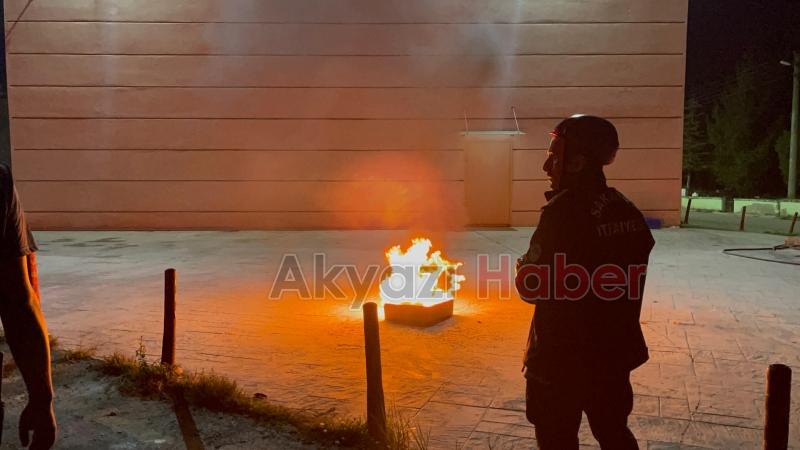 SAKTİM üyeleri yangın eğitimi aldı