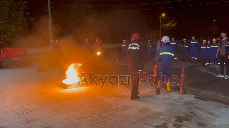 SAKTİM üyeleri yangın eğitimi aldı