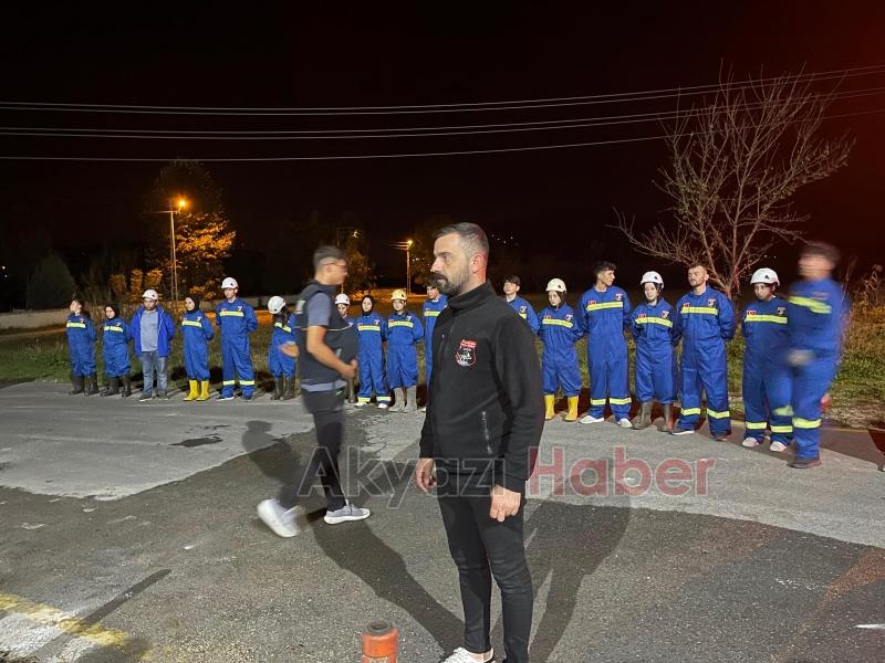 SAKTİM üyeleri yangın eğitimi aldı