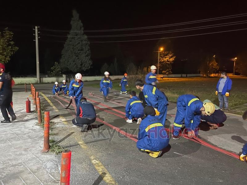 SAKTİM üyeleri yangın eğitimi aldı