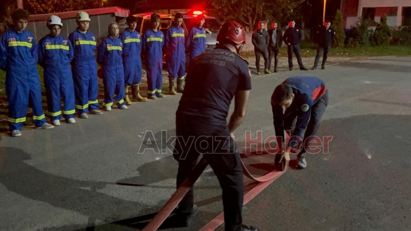 SAKTİM üyeleri yangın eğitimi aldı