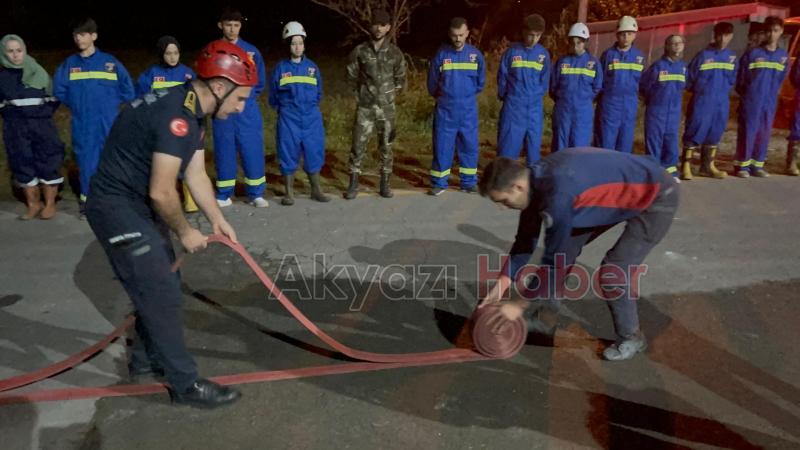 SAKTİM üyeleri yangın eğitimi aldı