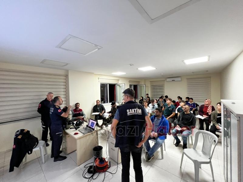 SAKTİM üyeleri yangın eğitimi aldı