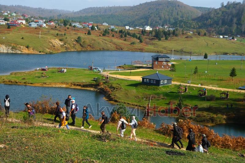 Zorlu parkurda sonbaharın tonlarını deneyimlediler