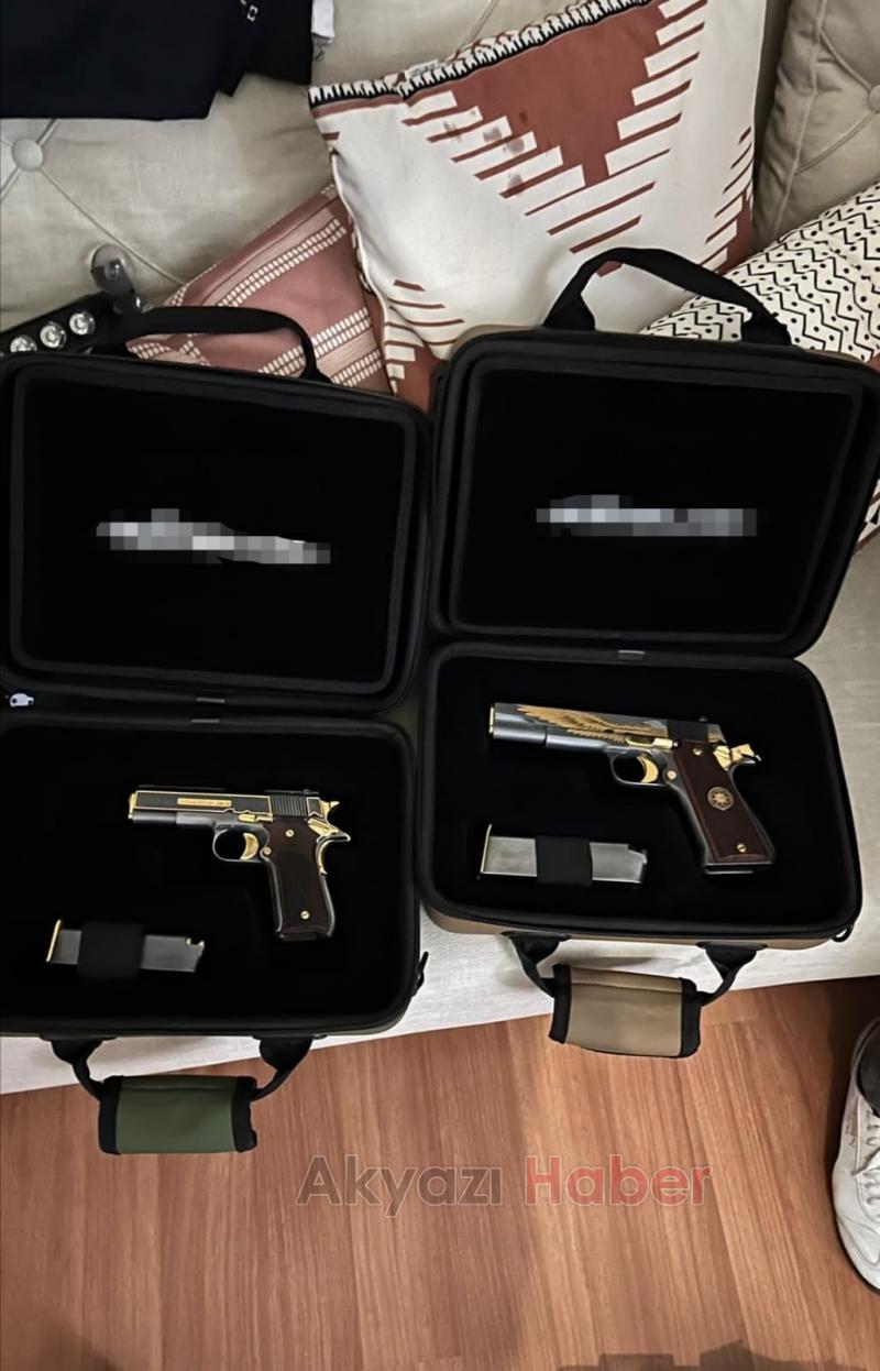 Uzun namlulu silahlarla yakalandılar