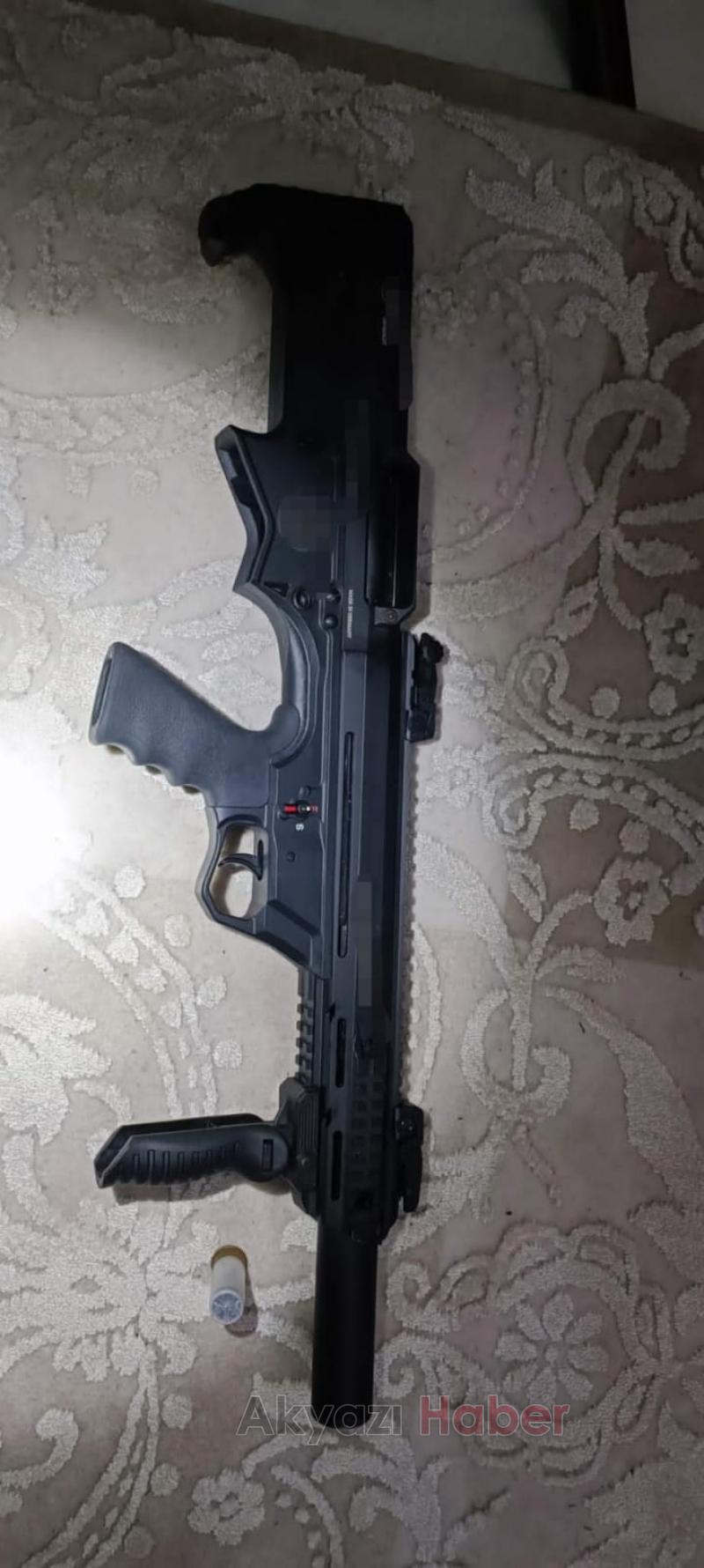 Uzun namlulu silahlarla yakalandılar