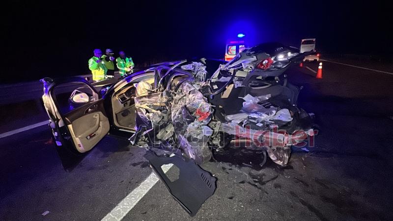 Otoyolda otomobilin çarptığı kişi öldü