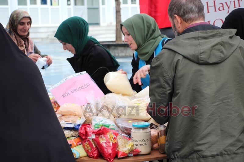 Akyazı Müftülüğü'nden Gazze için yardım kermesi