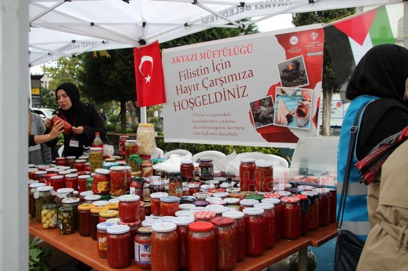 Akyazı Müftülüğü'nden Gazze için yardım kermesi