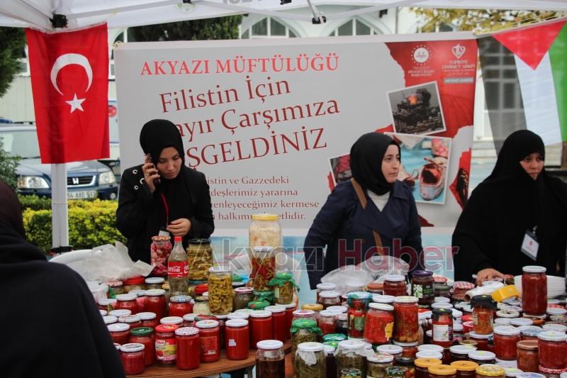 Akyazı Müftülüğü'nden Gazze için yardım kermesi