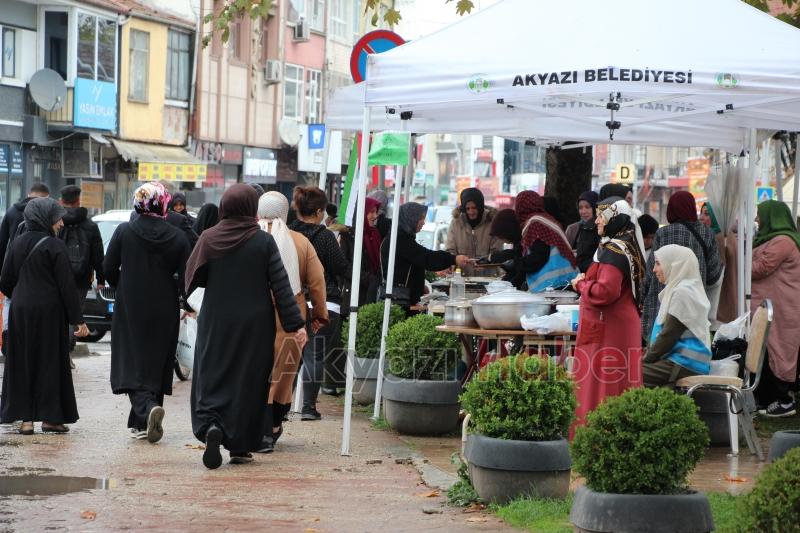 Akyazı Müftülüğü'nden Gazze için yardım kermesi