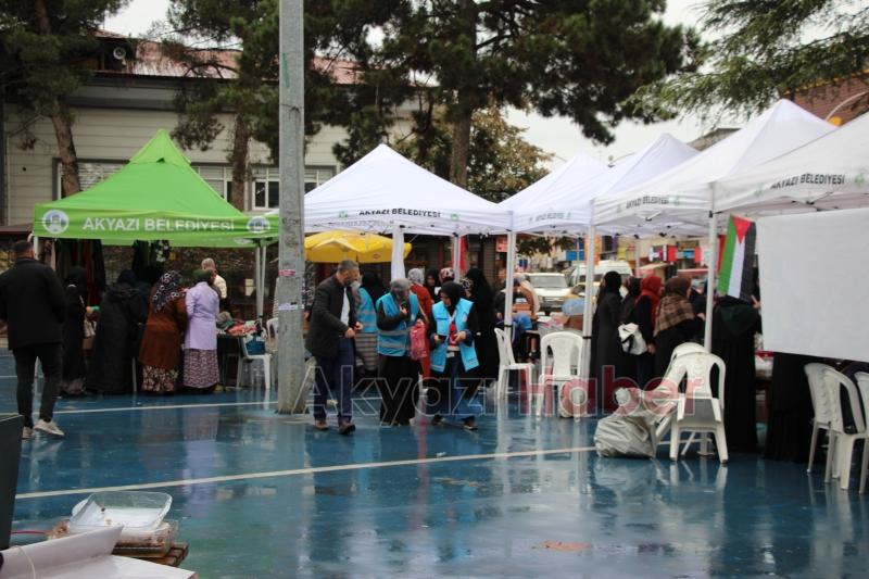 Akyazı Müftülüğü'nden Gazze için yardım kermesi