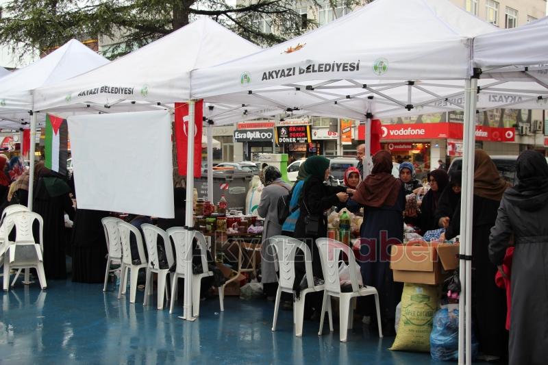 Akyazı Müftülüğü'nden Gazze için yardım kermesi