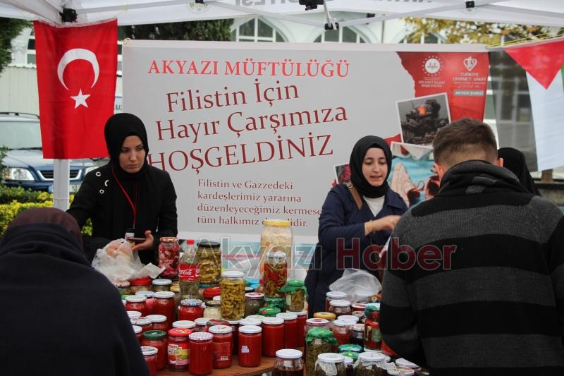 Akyazı Müftülüğü'nden Gazze için yardım kermesi