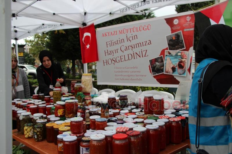 Akyazı Müftülüğü'nden Gazze için yardım kermesi