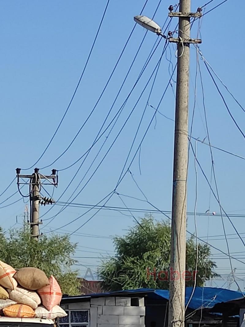 Kaçak kullandıkları elektrik kesildi