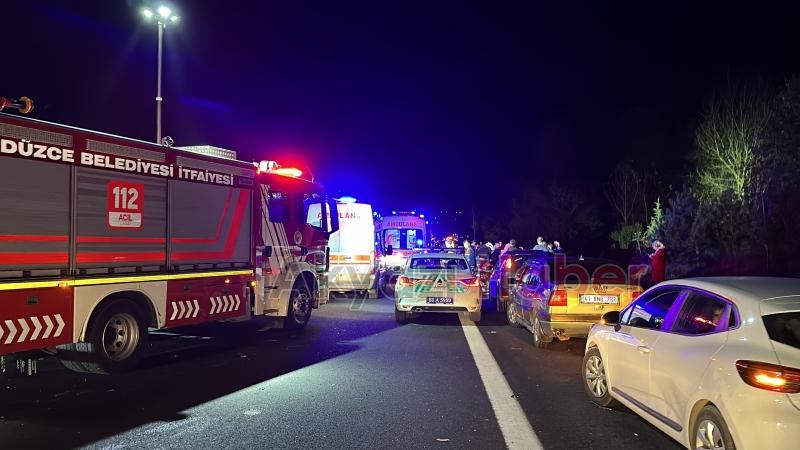 Sakarya-Düzce sınırında kaza: 1 ölü, 7 yaralı