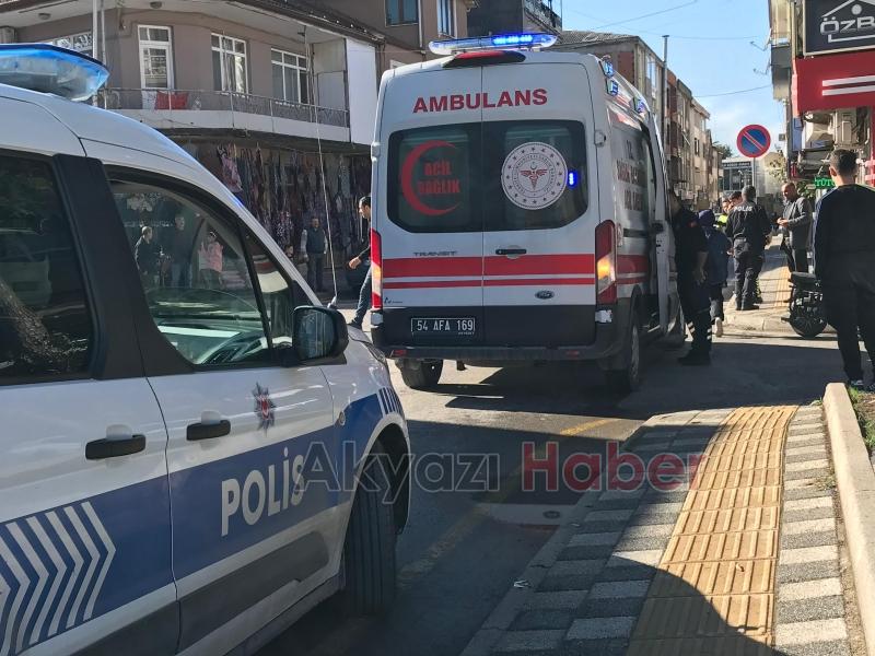 Aracın çarptığı yaya yaralandı