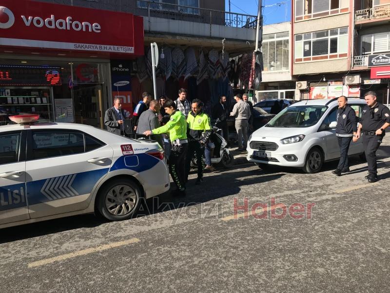 Aracın çarptığı yaya yaralandı