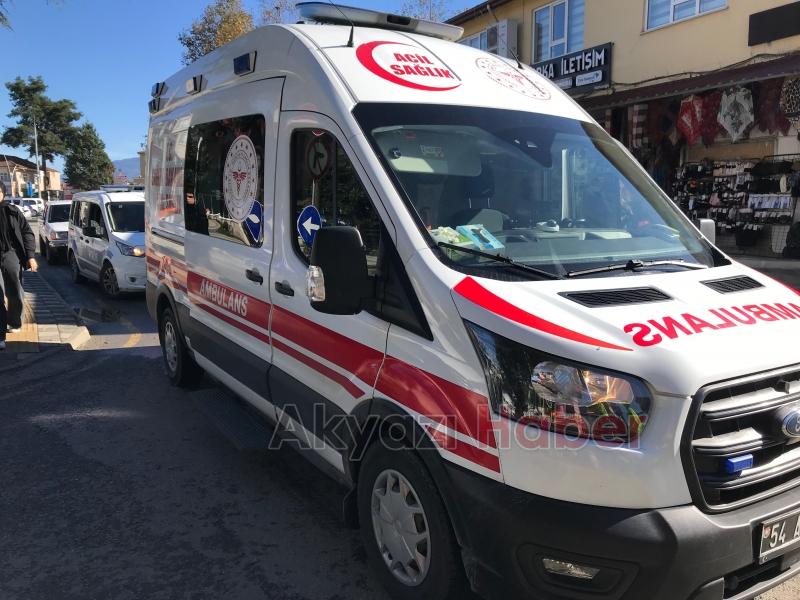 Aracın çarptığı yaya yaralandı