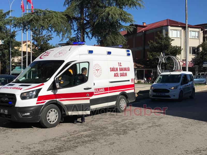 Aracın çarptığı yaya yaralandı