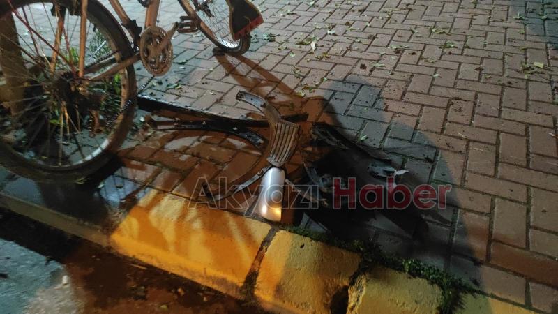 İki otomobilin çarpışması sonucu 2 kişi yaralandı