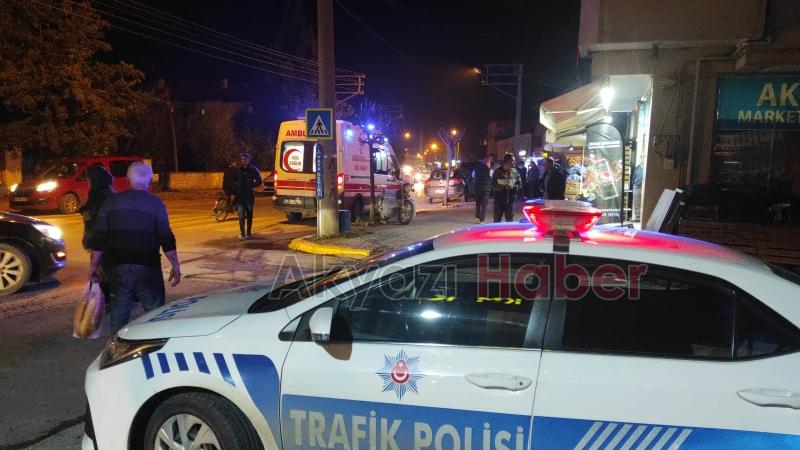 İki otomobilin çarpışması sonucu 2 kişi yaralandı