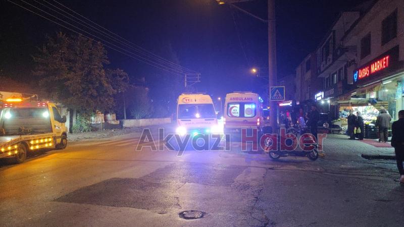 İki otomobilin çarpışması sonucu 2 kişi yaralandı