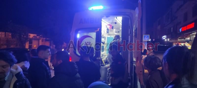 İki otomobilin çarpışması sonucu 2 kişi yaralandı