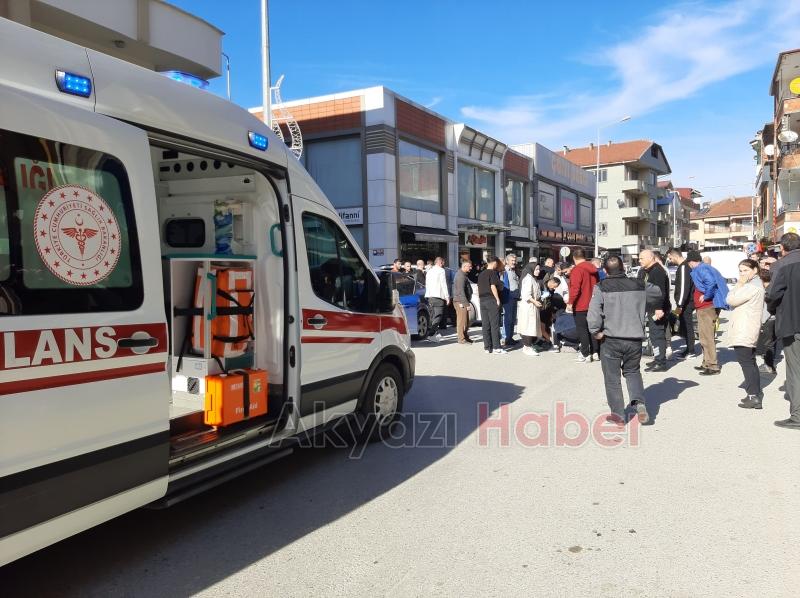 Cip ile çarpışan motosiklet sürücüsü yaralandı