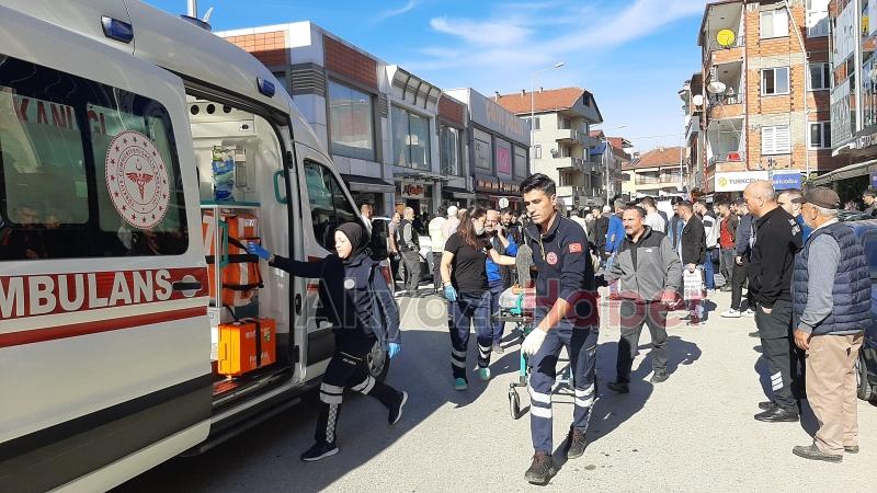 Cip ile çarpışan motosiklet sürücüsü yaralandı